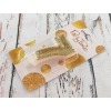 Świeczka na tort cyfra 7 złota brokatowa